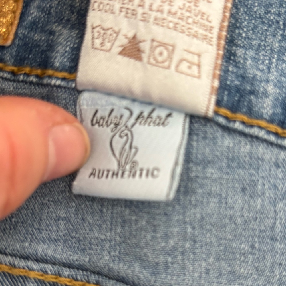Y2K RARE BABY PHAT ACID WASH JEANS - Picture 9 of 13